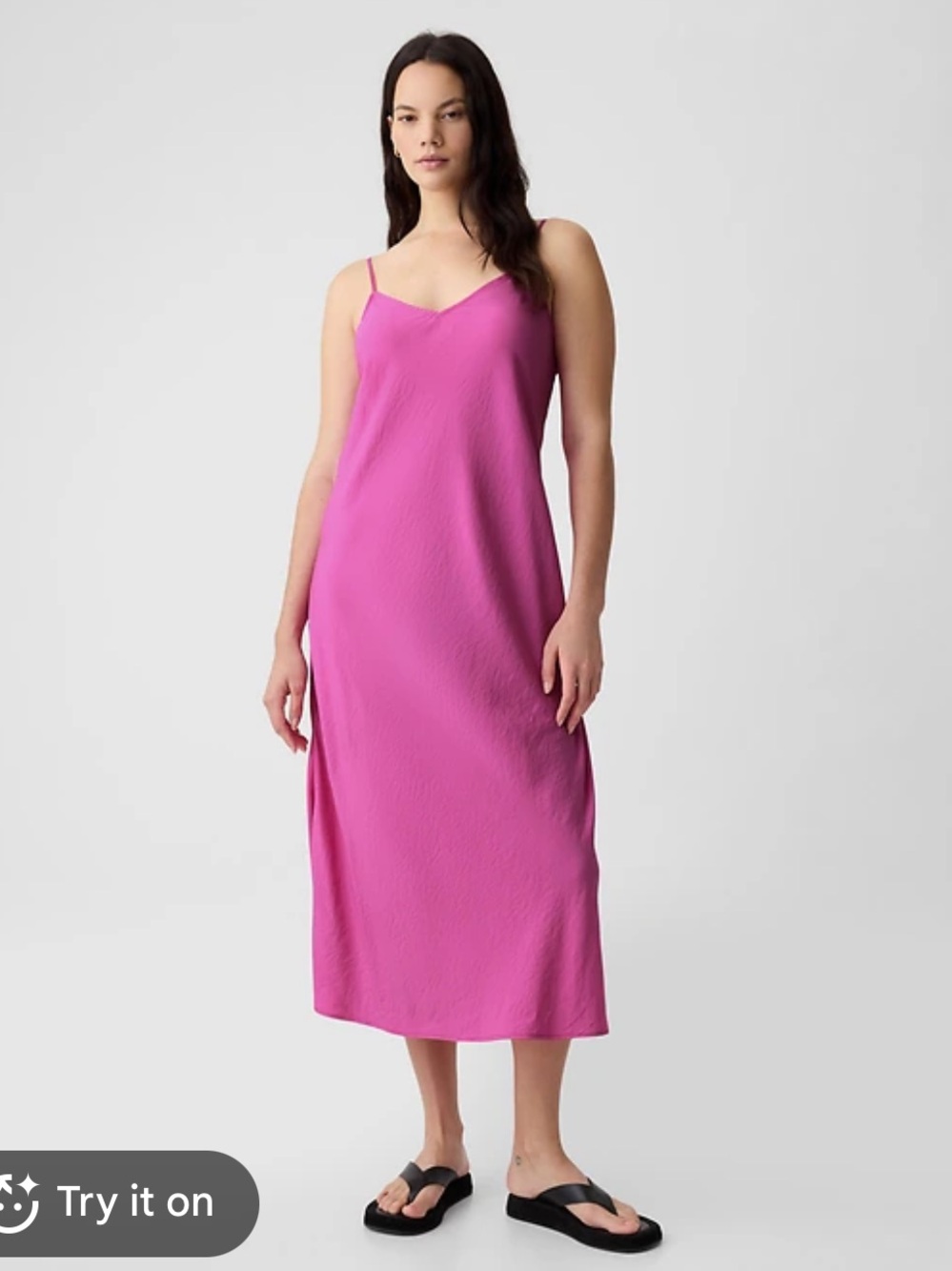 Gap Slip Midi Dress